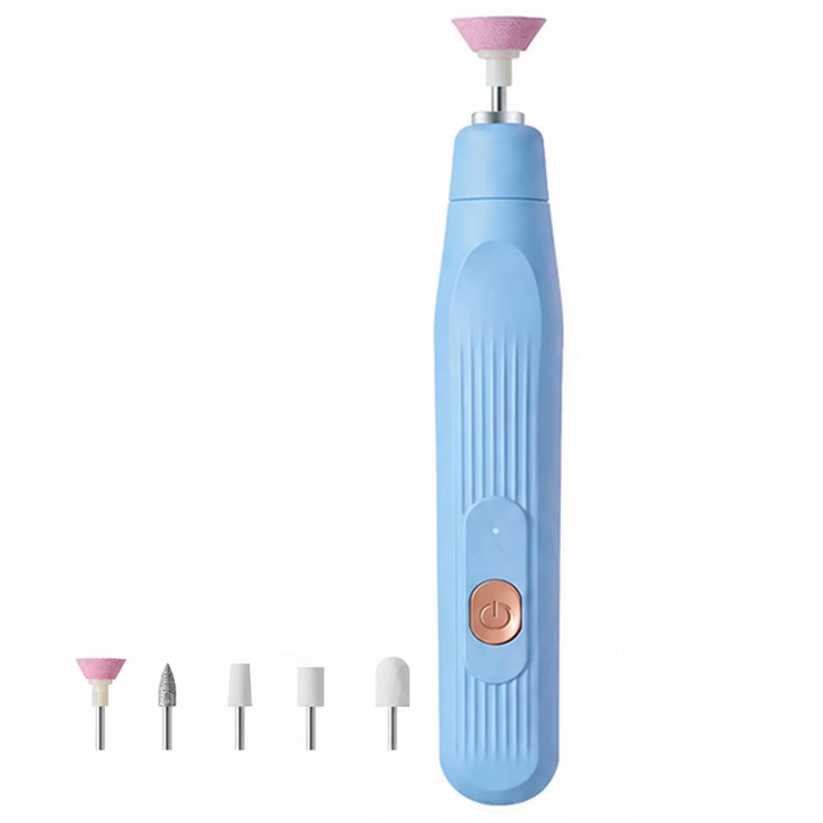 Cordless Plastic Finger Nails File Grinder Kit Rechargeable Nails Buffer for Acrylic Gel Care and Removal