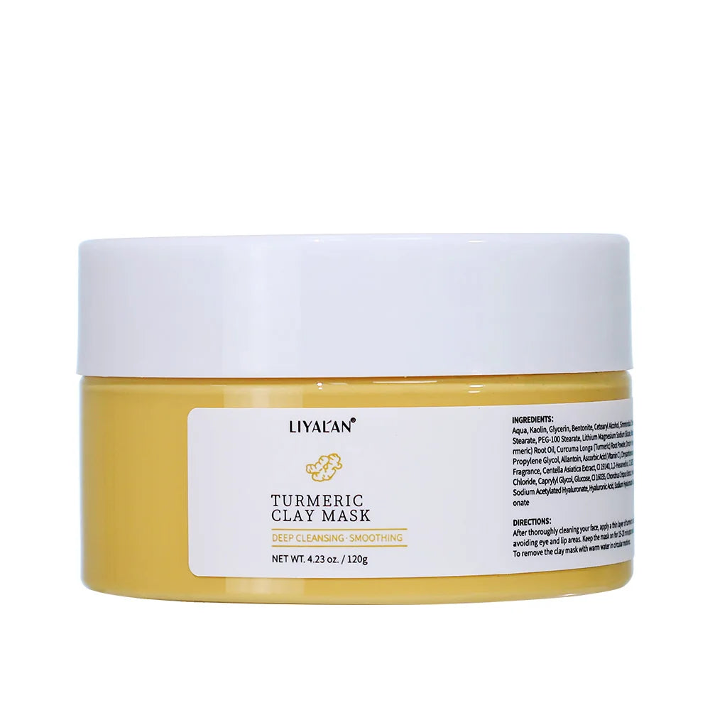 Private Label Skincare Beauty Products Soothing Whitening Brightening Facial Kit Turmeric Skin Care Set