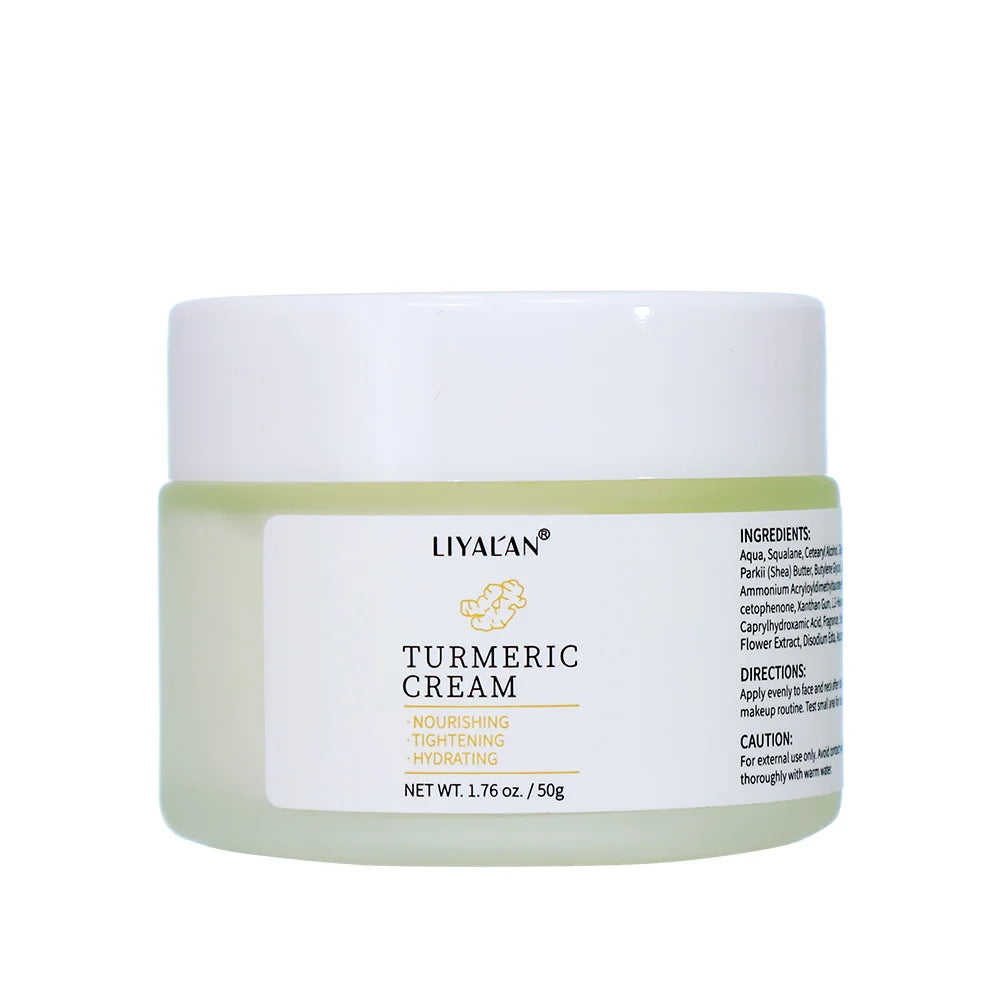 Private Label Skincare Beauty Products Soothing Whitening Brightening Facial Kit Turmeric Skin Care Set