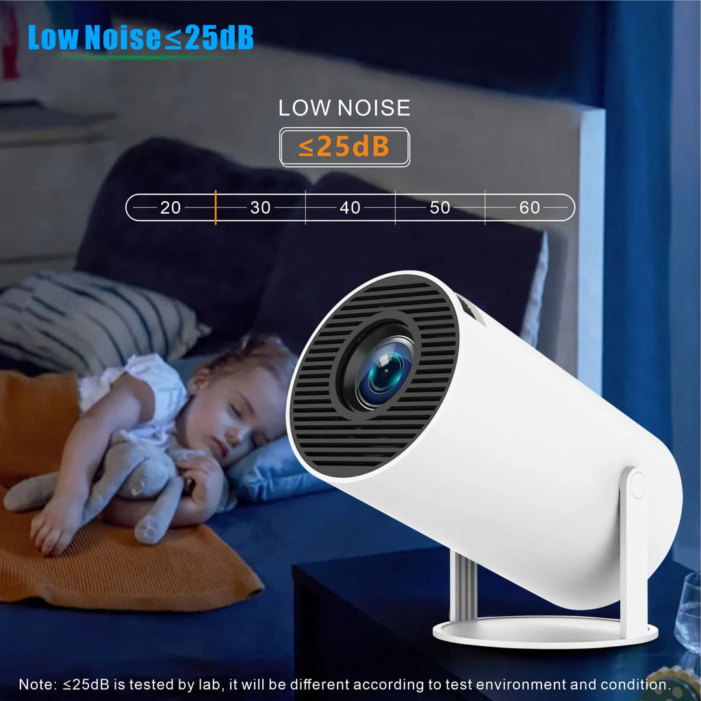 Wifi 6 Proyector Hy300 Pro Outdoor Wireless Portable Projector Android 11 4K Smart Mini Projector Update from Hy300