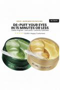 60/120 Pcs Gold & Avocado Eye Patches – Anti-Aging Under-Eye Masks for Dark Circles, Eye Bags & Hydration